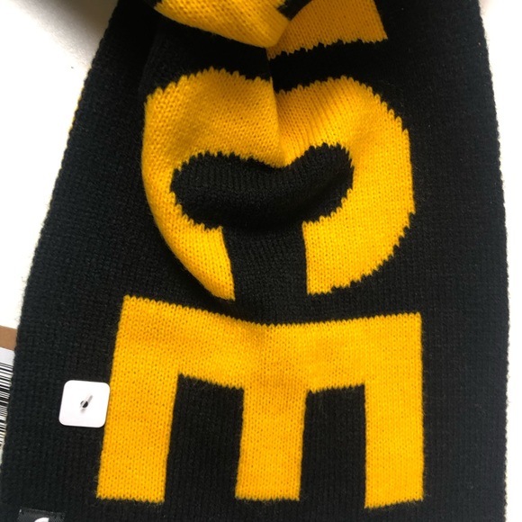 TNF The North Face Reversible Logo Scarf NWT Bold 2 Tone Design Unisex Scarves - Picture 5 of 6